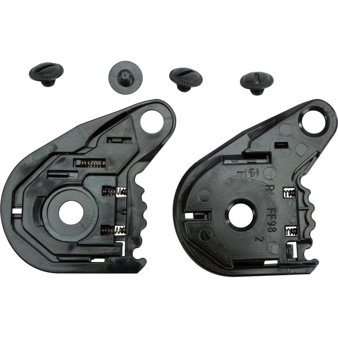 Shield Ratchet Plates Left/Right W/Screws FF98 GMAX Helmets